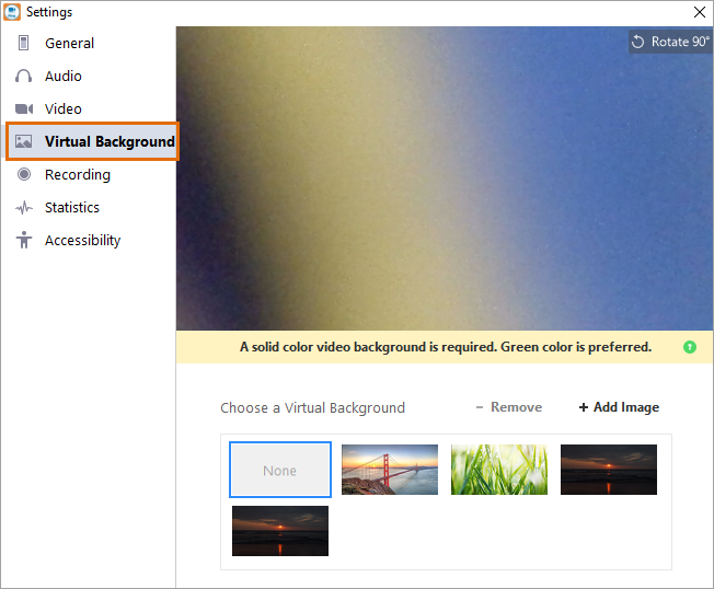 Virtual Background in RingCentral Meetings PRM IT Helpdesk