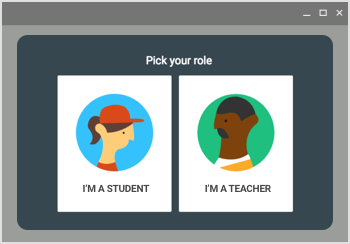 Pick your role Pick your role