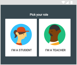 Pick your role Pick your role