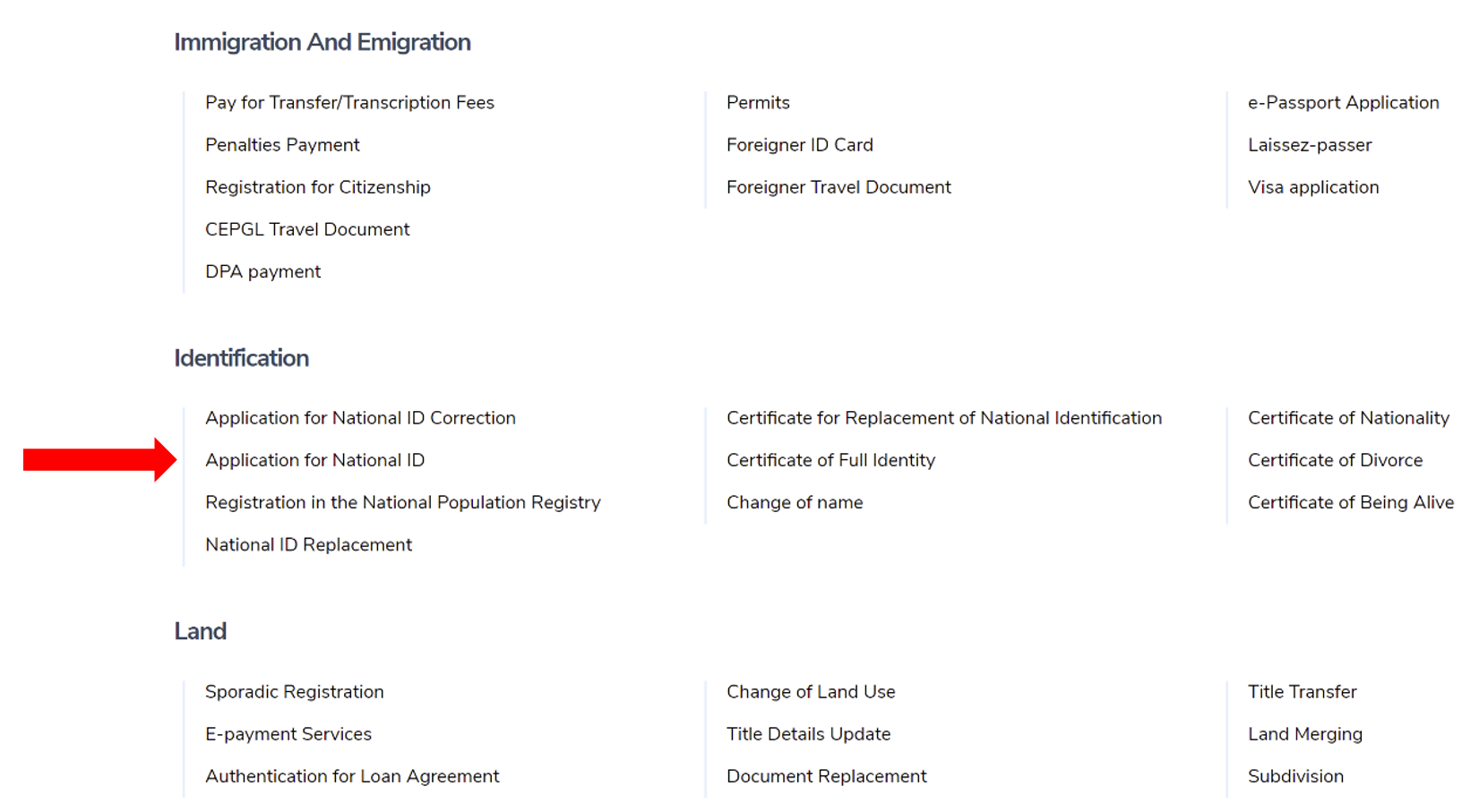 How to Apply for a National ID IREMBO