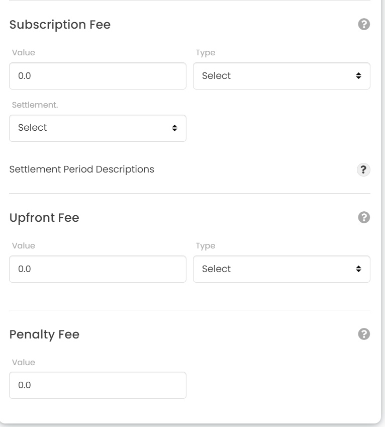 Strategy Fee Structure FYNXT
