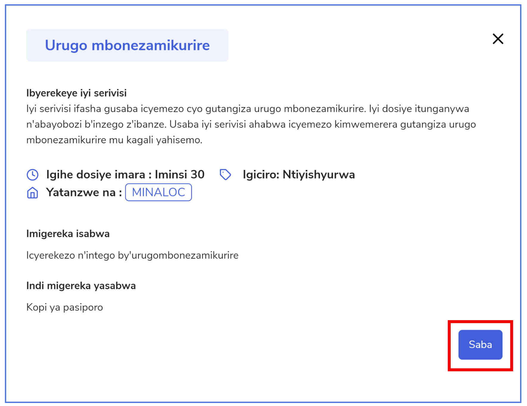 Uko wasaba icyemezo cyo gutangiza urugo mbonezamikurire (ECD) IremboGov