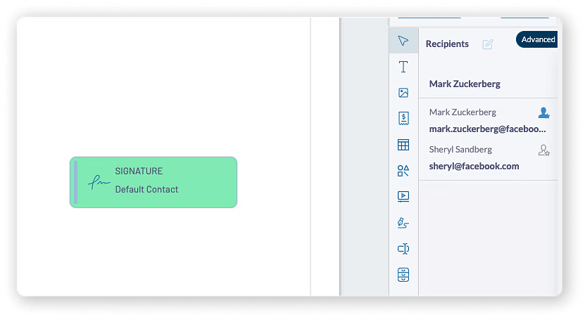 Proposal Roles - Default Contact Set