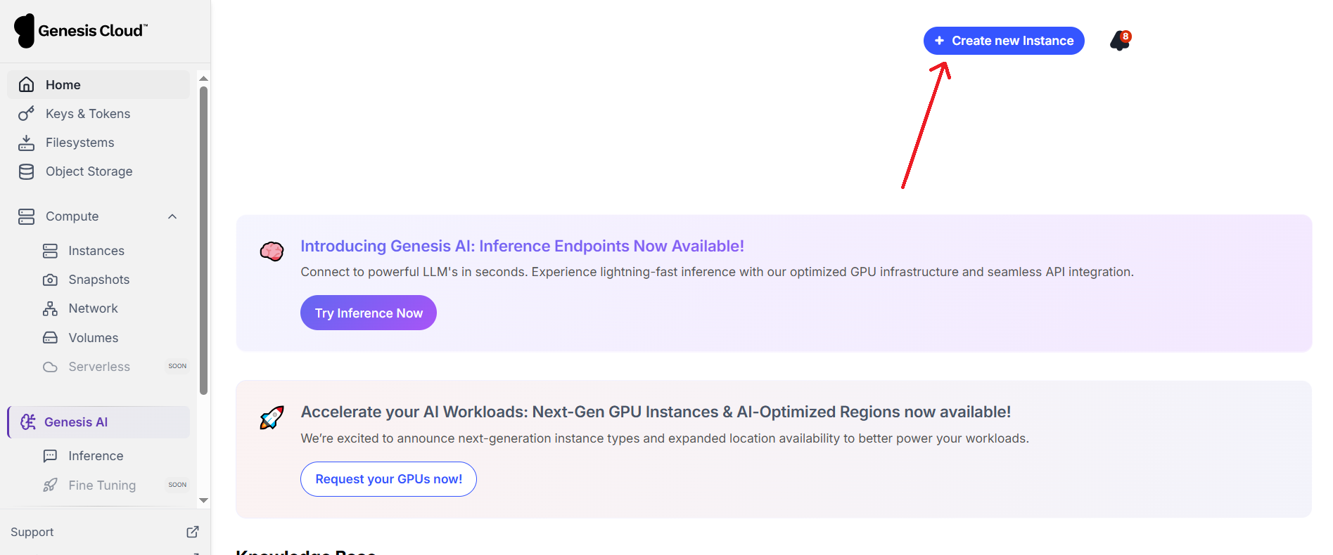 Create an instance