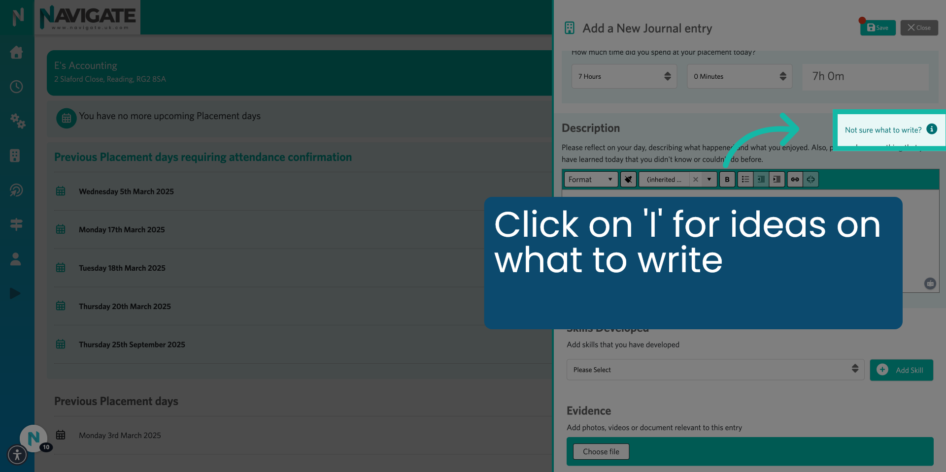 Writing Tips If Needed