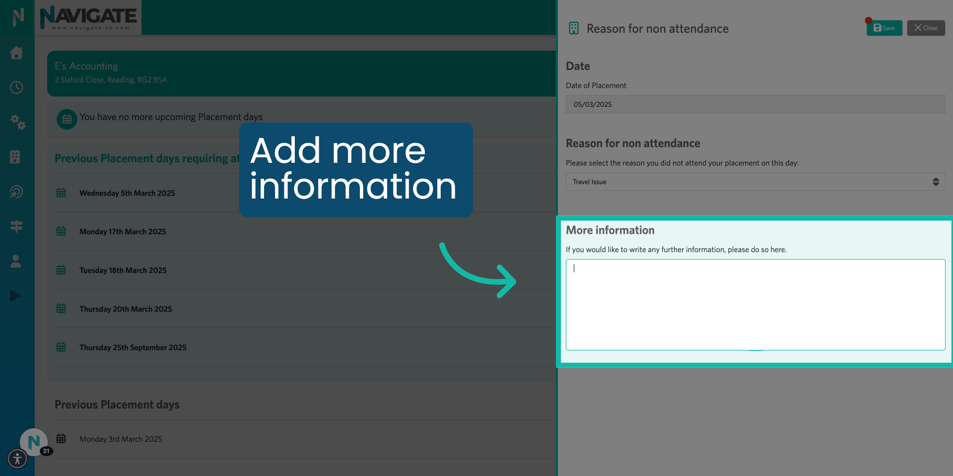 Give further information