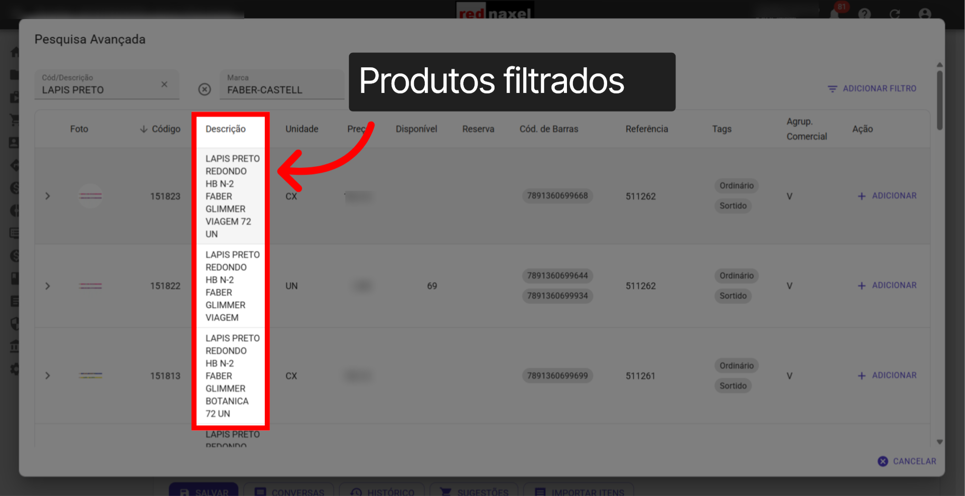 Exemplo: Usando Filtros Adicionais