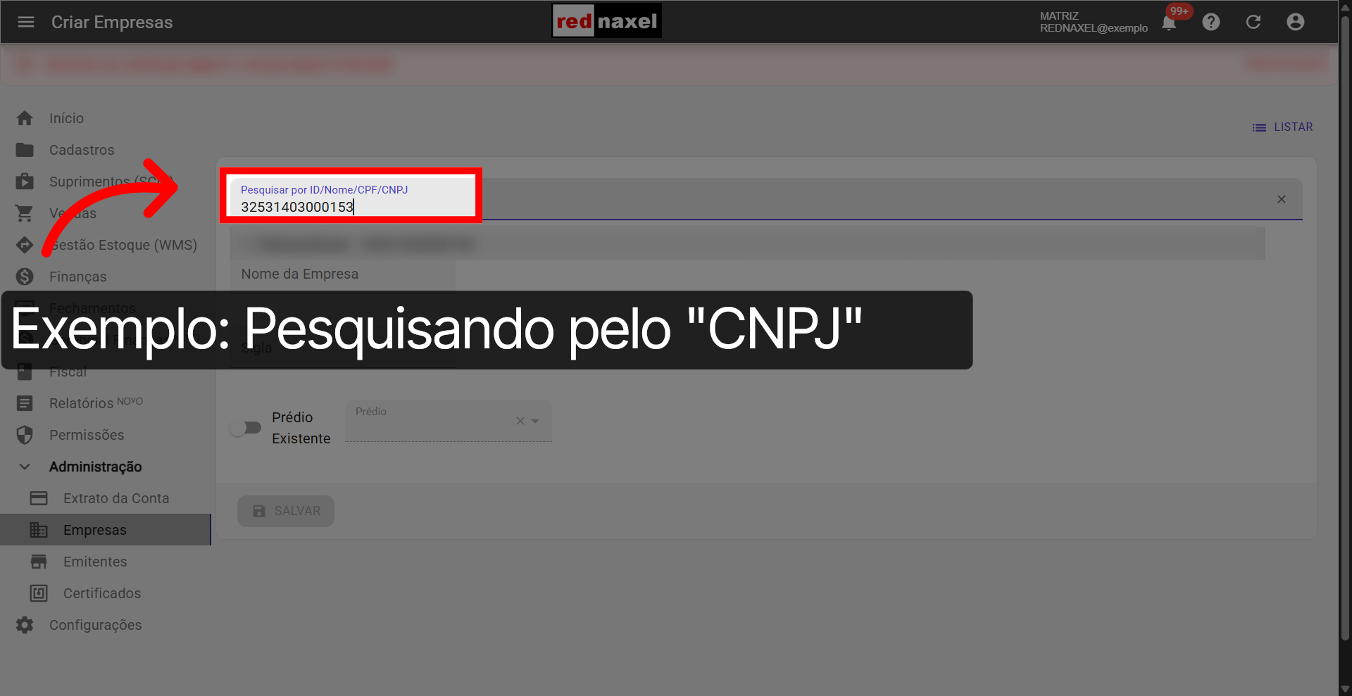 Pesquisando a Empresa