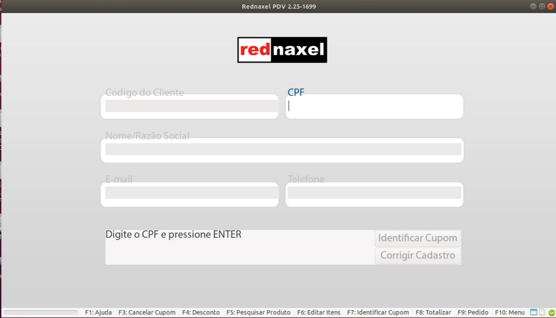 Tela: Identificar Cupom