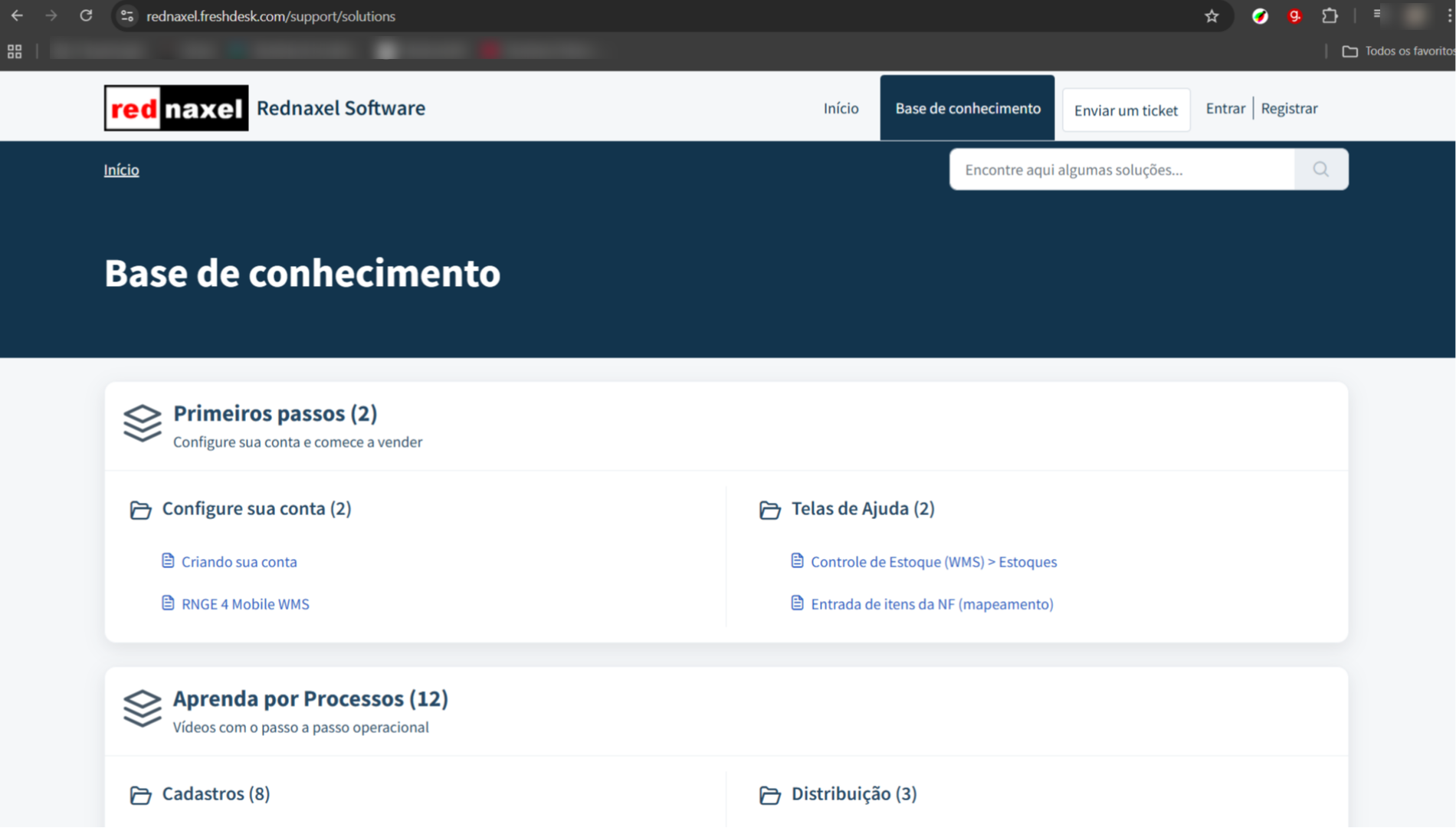 Base de Conhecimento Rednaxel