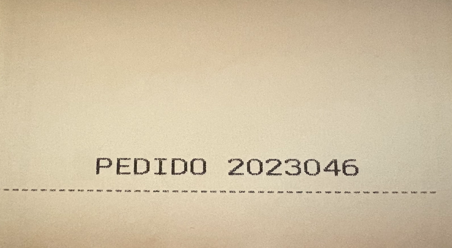 PDV >>> Exemplo: Exportação >>> Comprovante do Pedido: