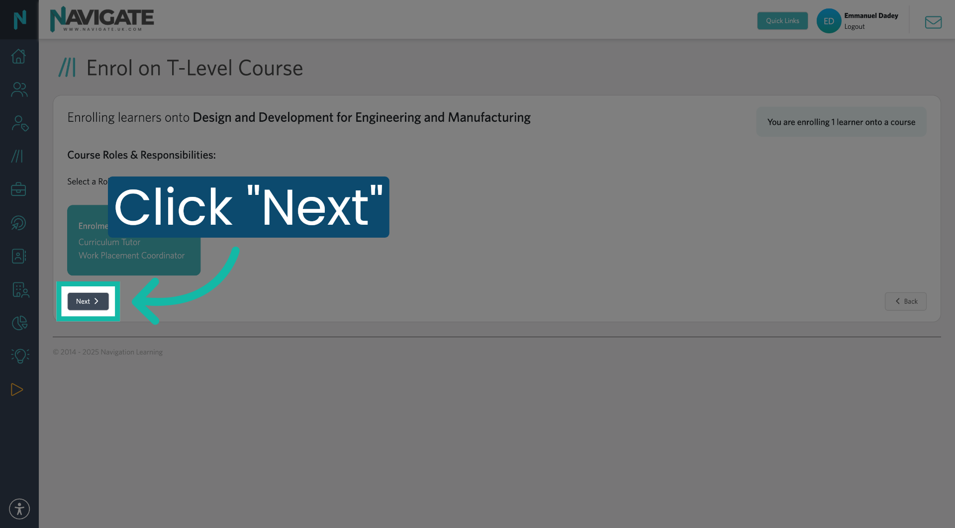 Proceed After Tutor Selection