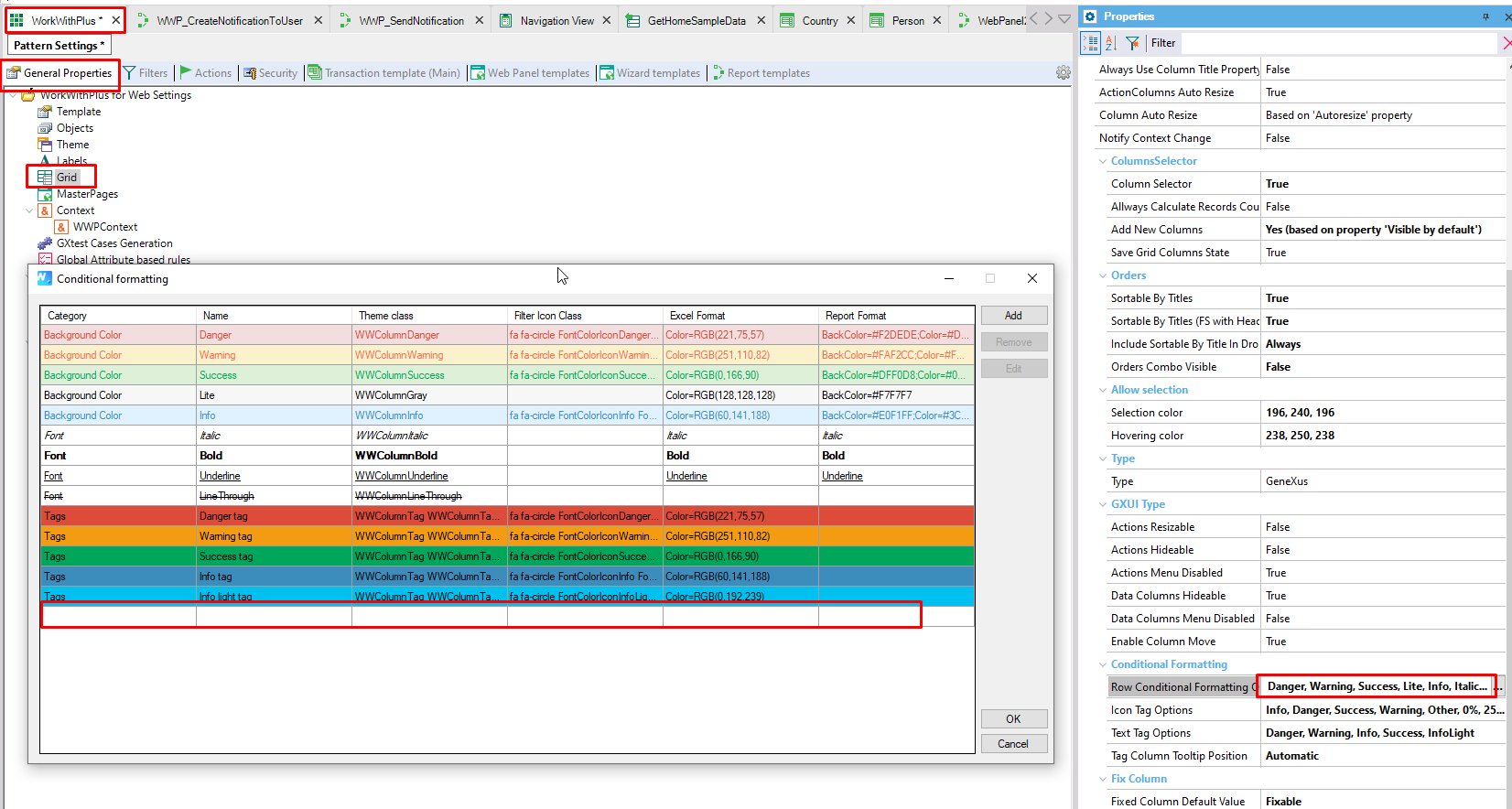ConditionalFormattingSetting