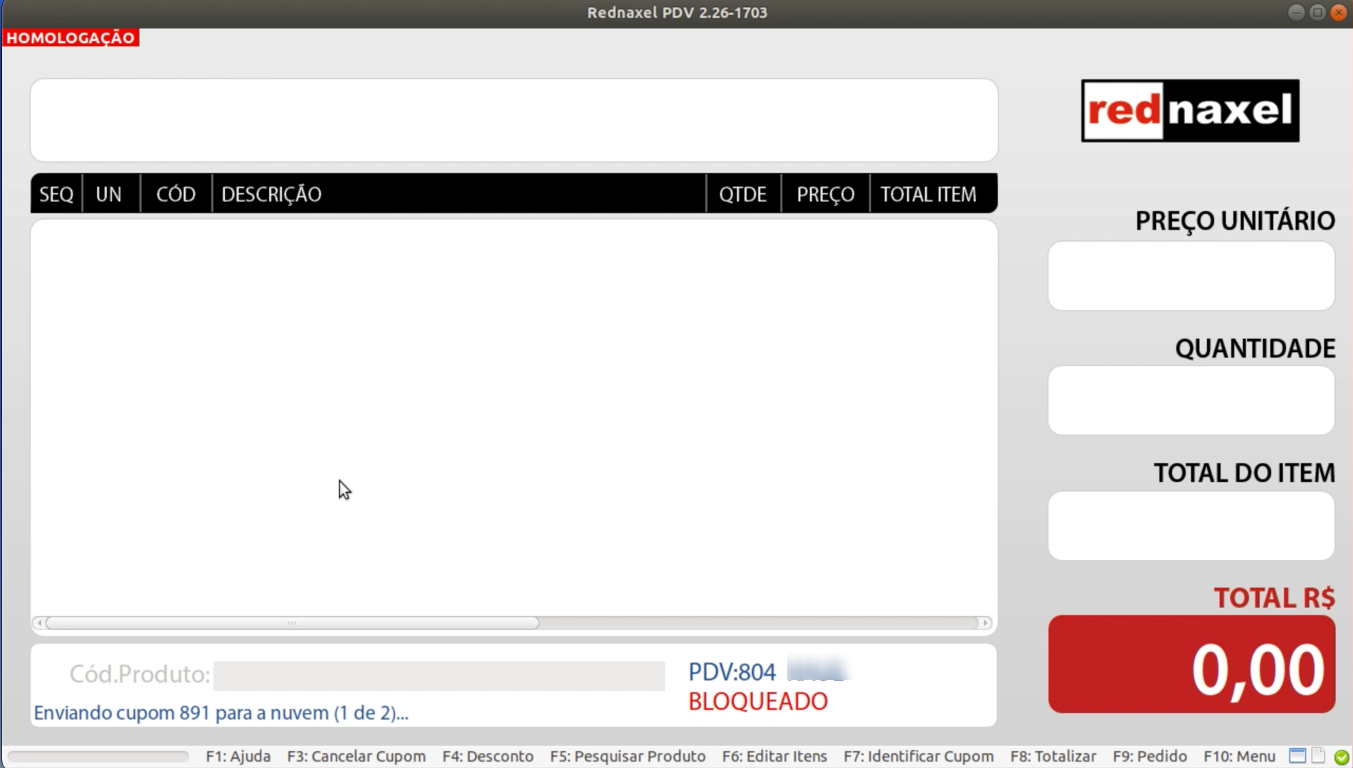 PDV >>> Envio de Cupons Pendentes >>> Visão do Processo