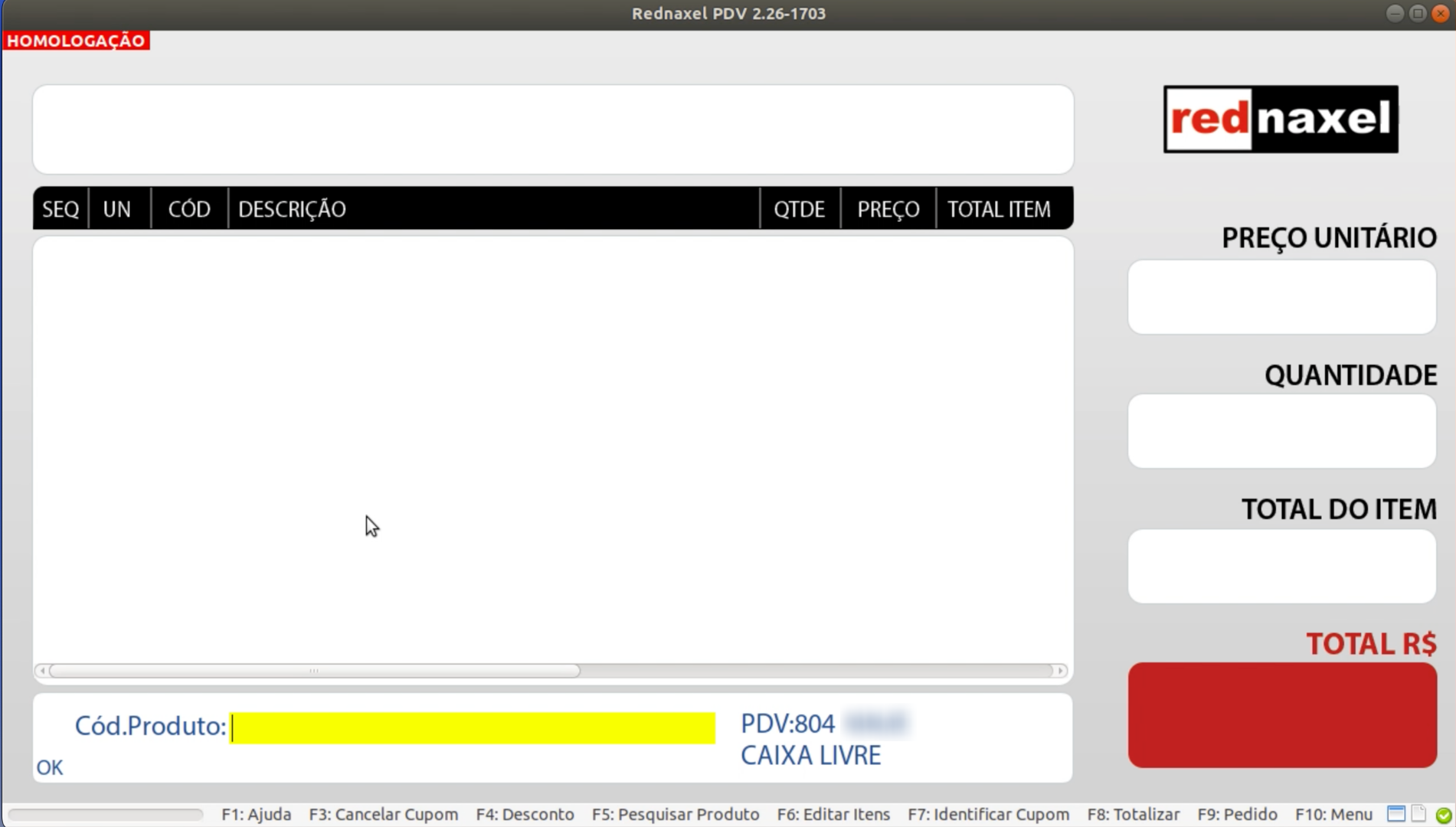 PDV >>> Tela de Vendas >>> Final do Processo: