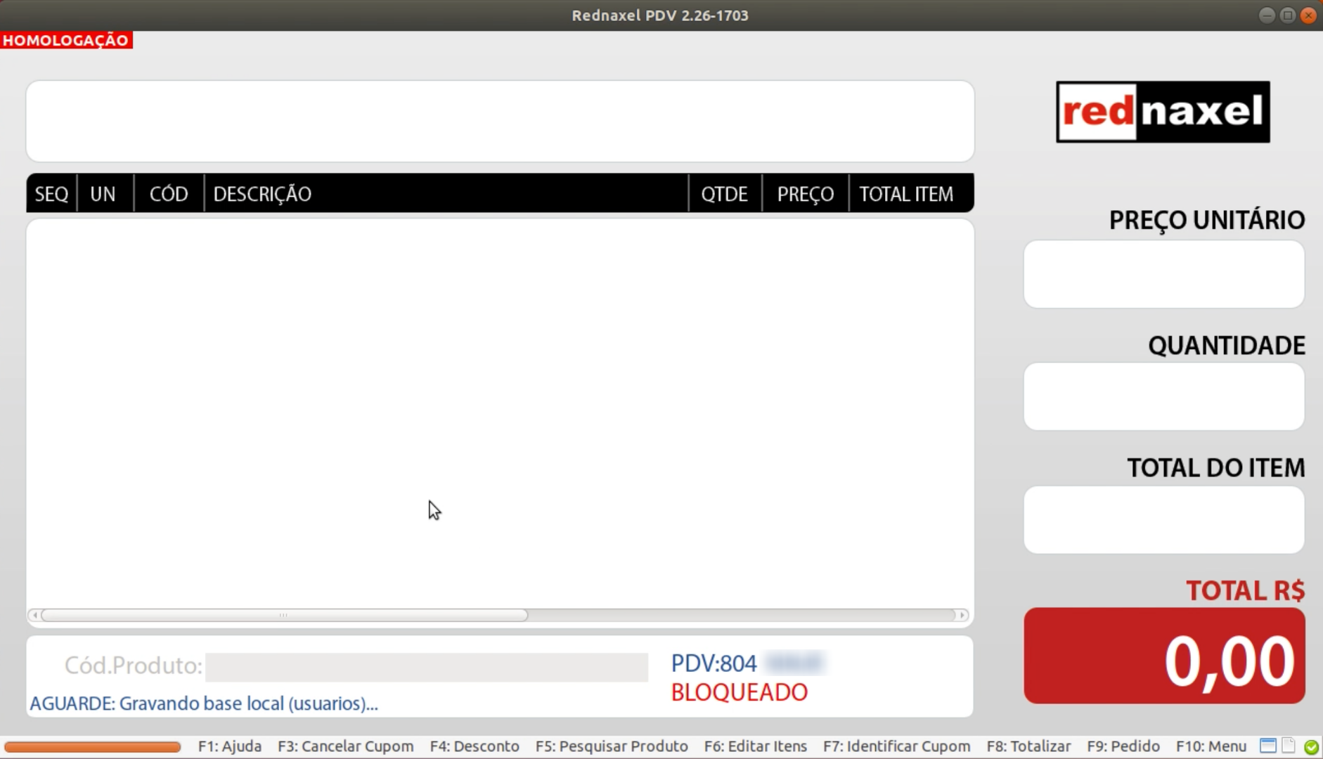 PDV >>> Atualização de Tabelas >>> Visão do Processo: