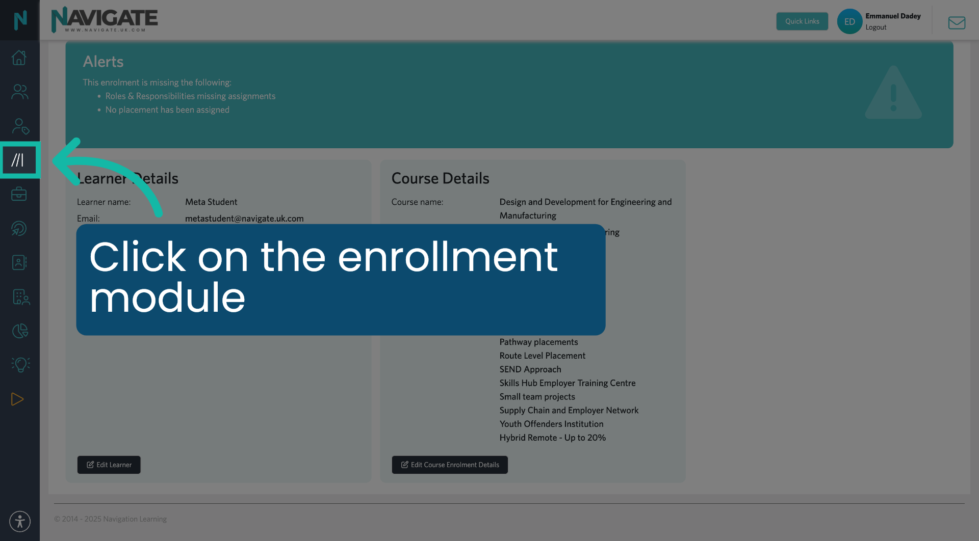 Delete an Enrolment