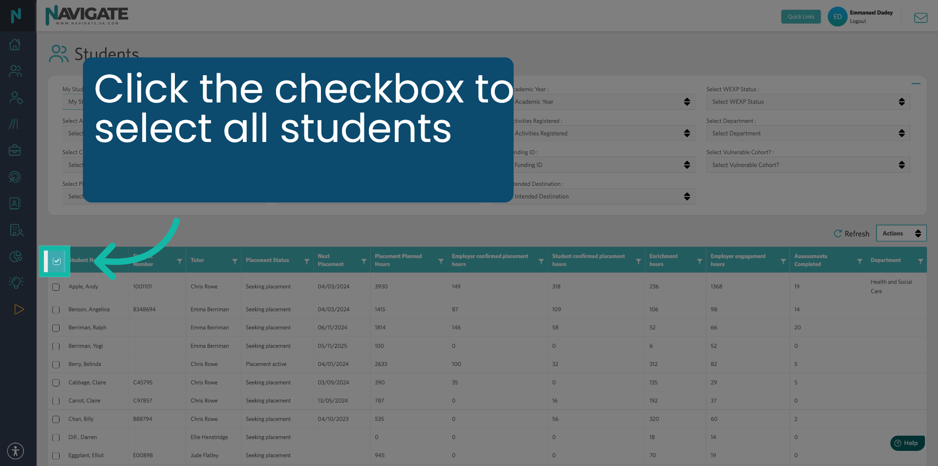 Open Additional Filter Field