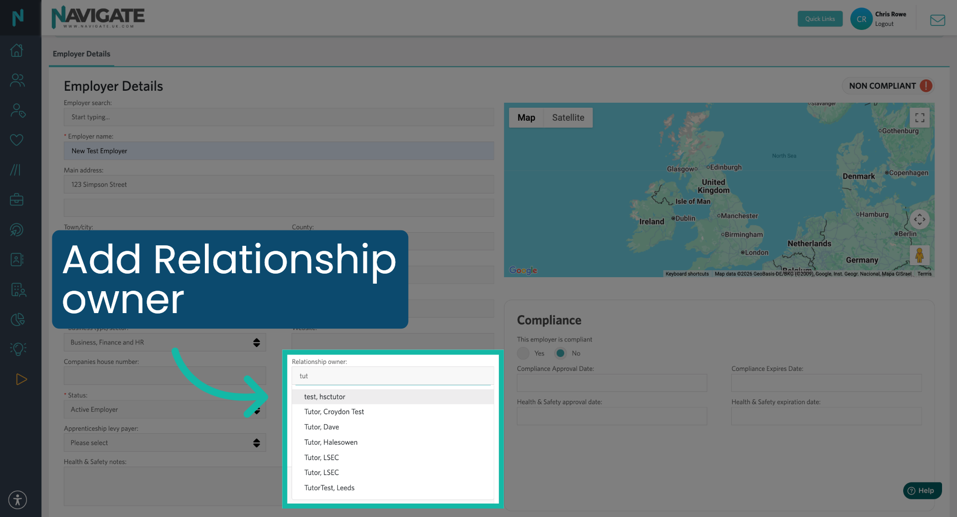 Add Responsible Person