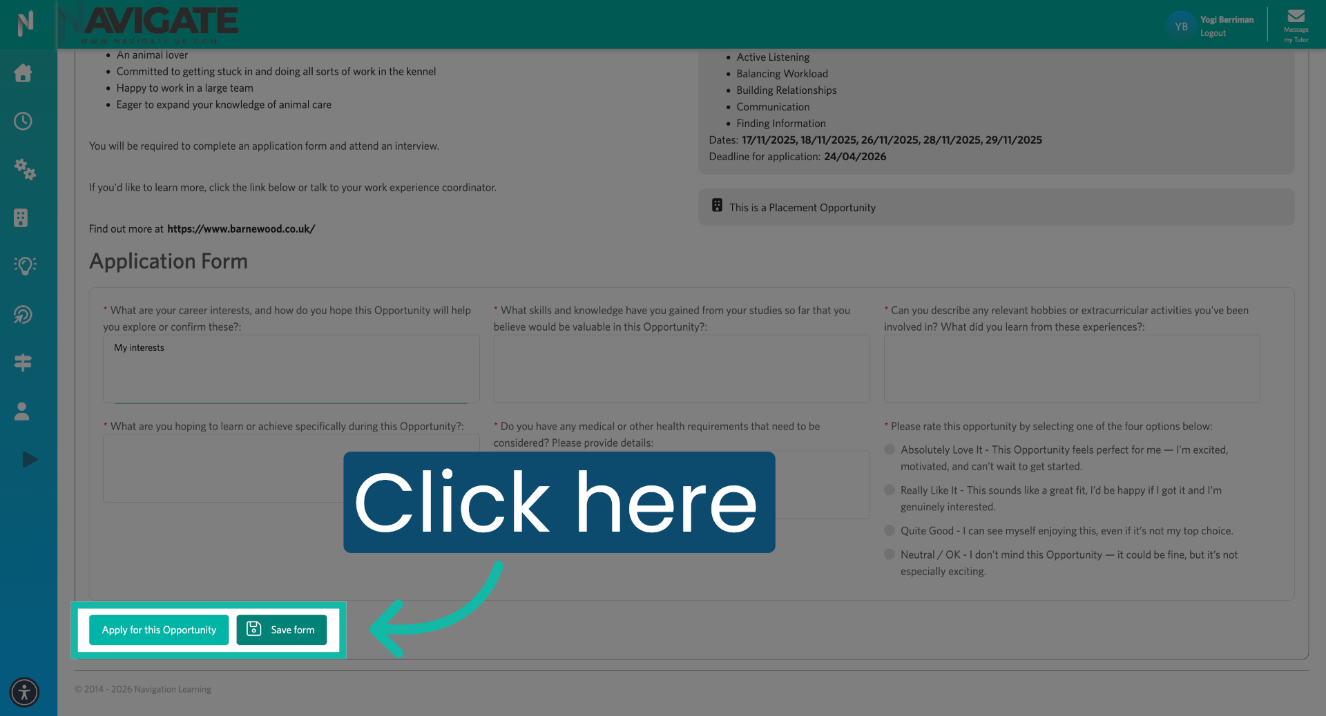 Proceed to Next Step