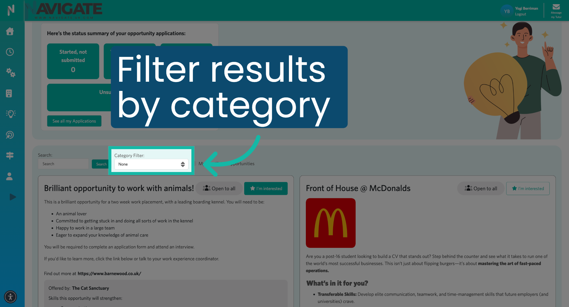 Filter Opportunities