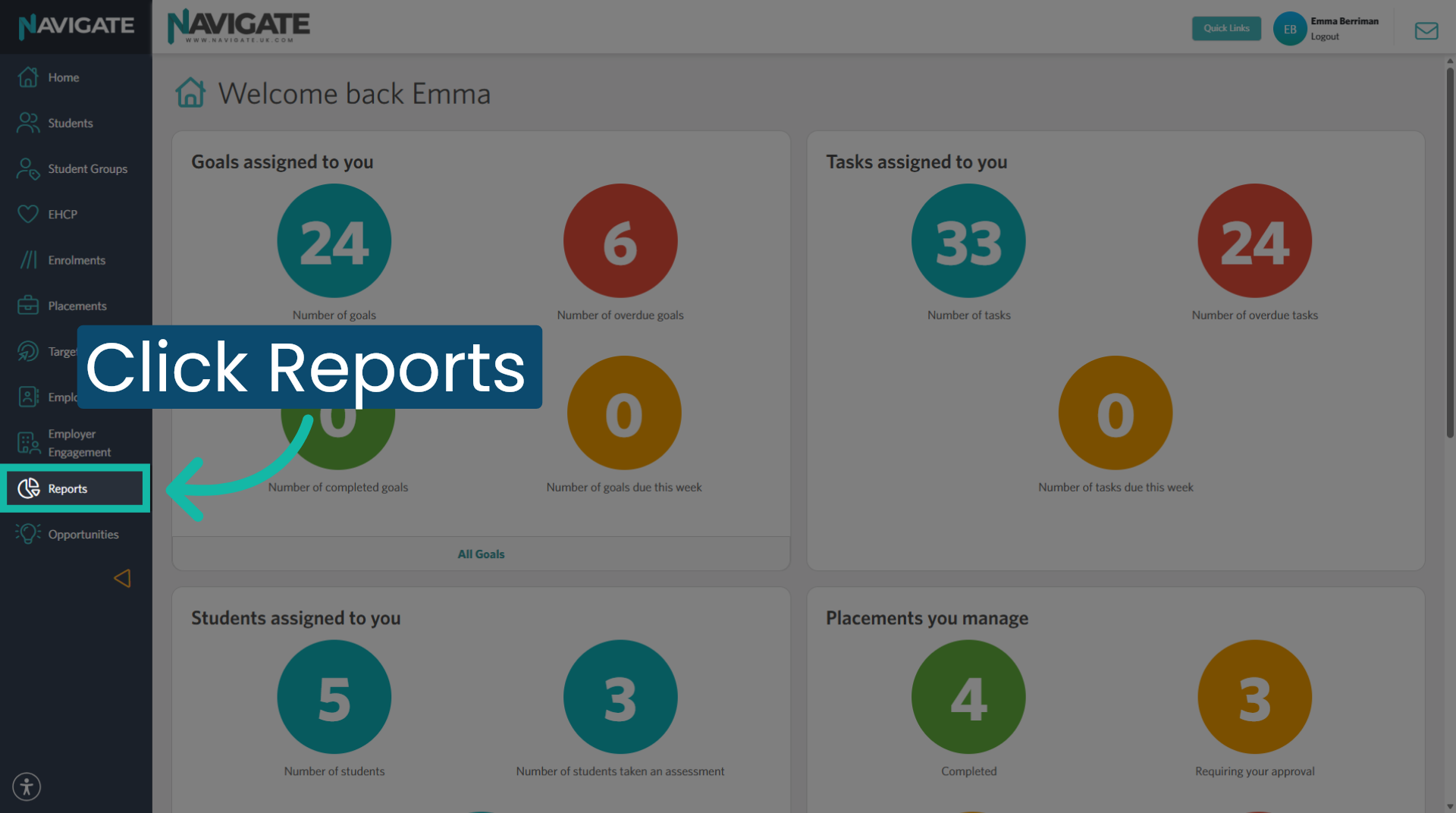 Open Reports Module
