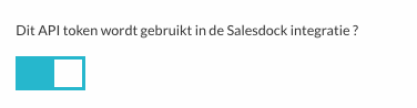 Token-instellingen