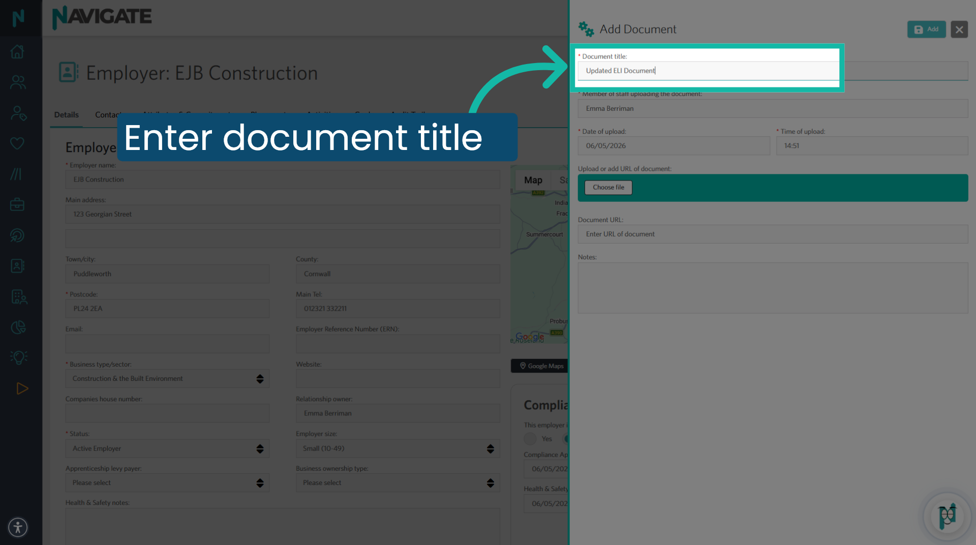Enter Document Title