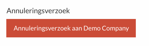 De actie Annuleringsverzoek indienen op een verzonden sale