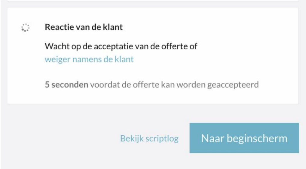 Scriptlog bekijken vanuit Track & Trace