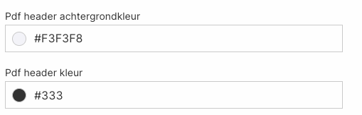 Accent- en header-kleuren instellen op leveranciersniveau