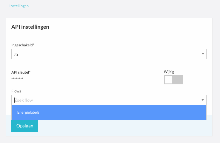EP-Online-app instellingen