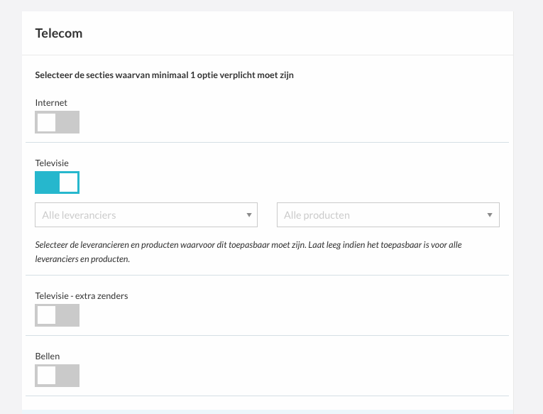 Hoogstens-een-add-on per sectie instellen