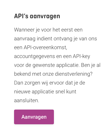 Een API-key aanvragen op developers.kvk.nl