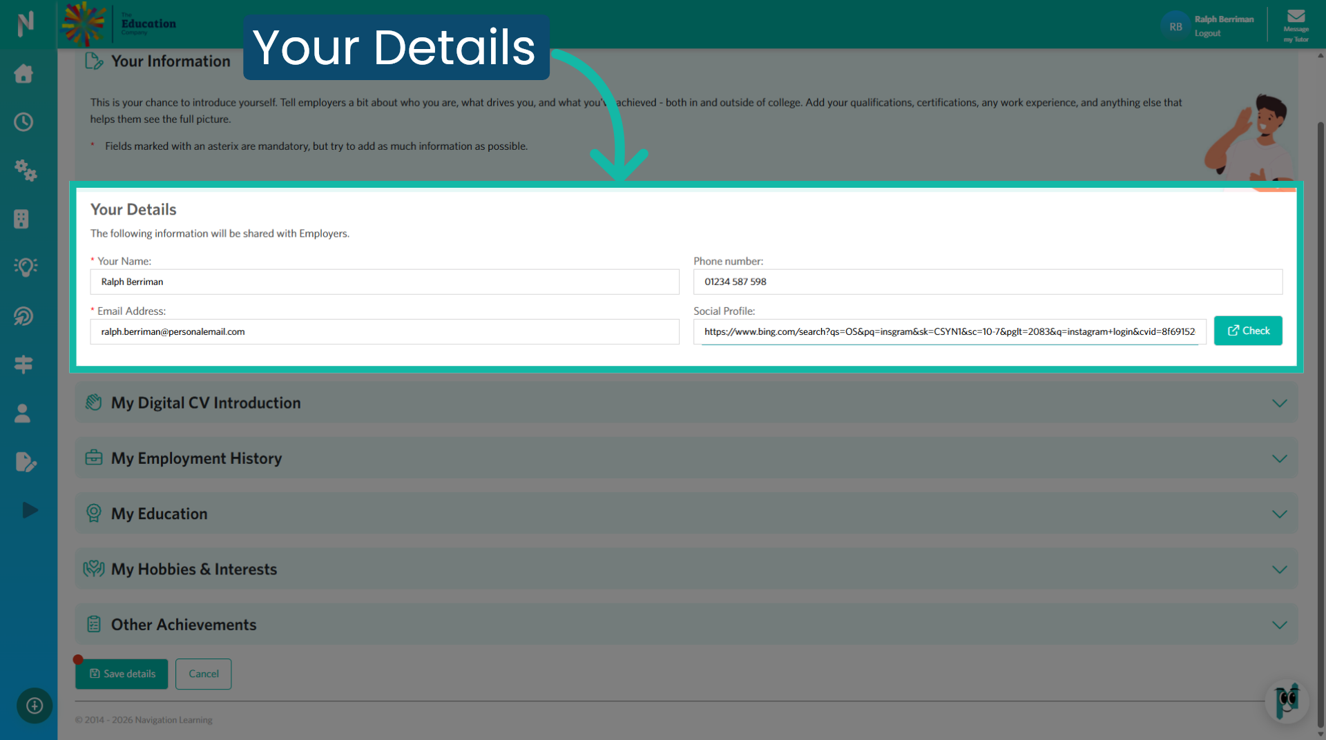 Your Details