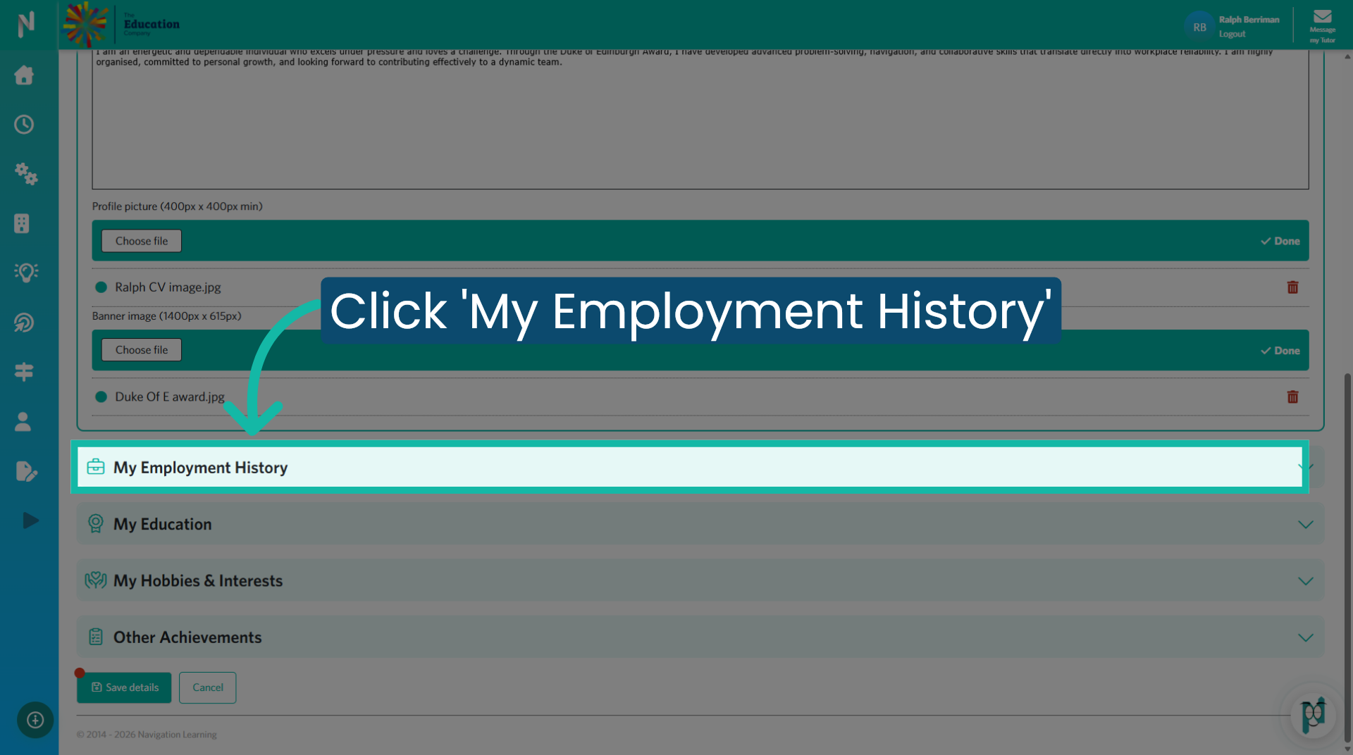 Open Employment History