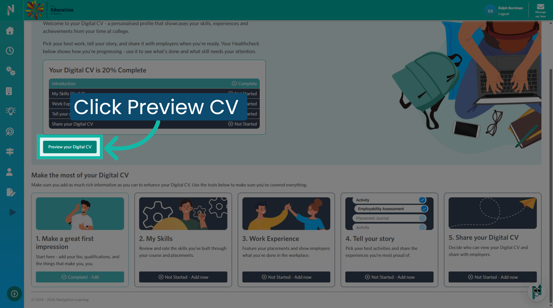 Preview Your Digital CV