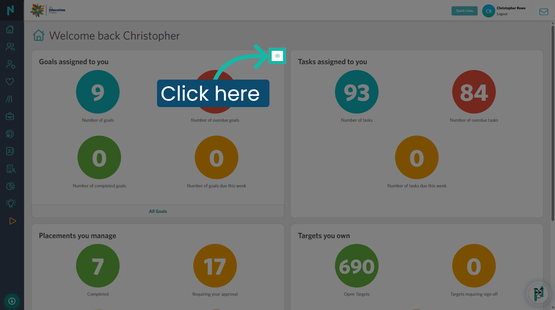 Click icon