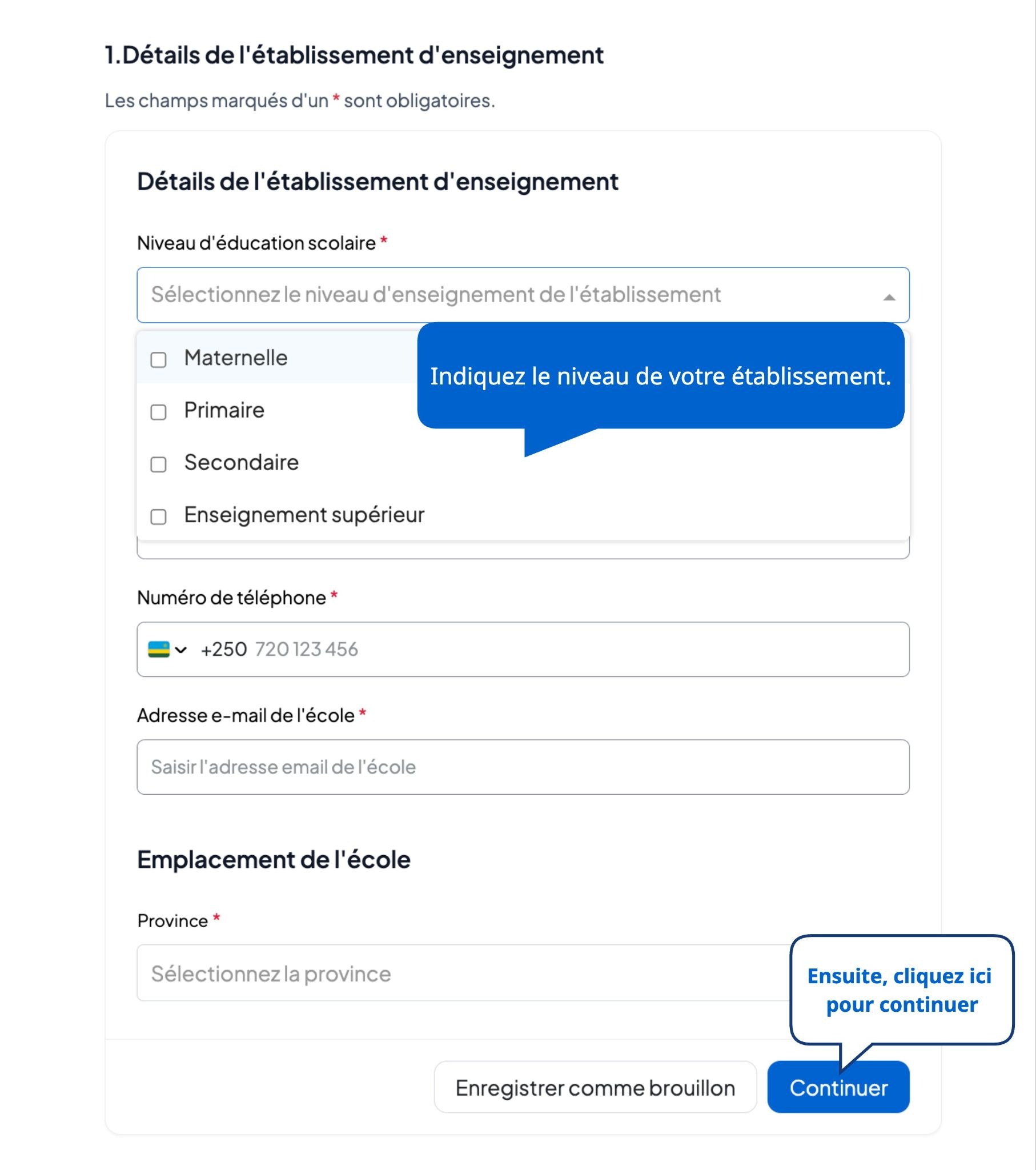Étape 4