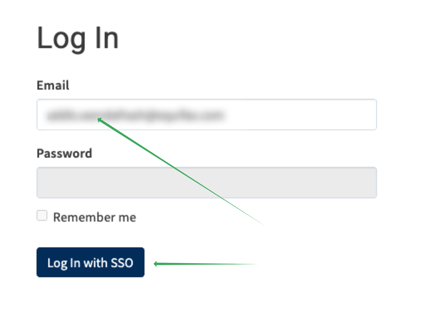 a screenshot of a login box
