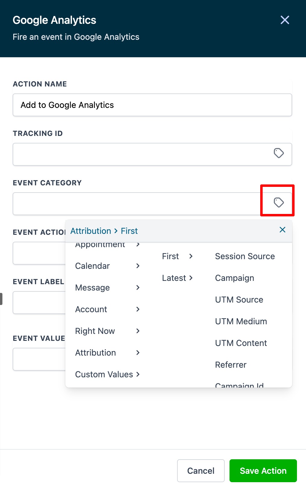 Google Analytics Event Tracking