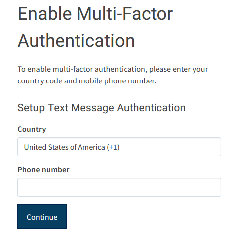 a screenshot of a login page