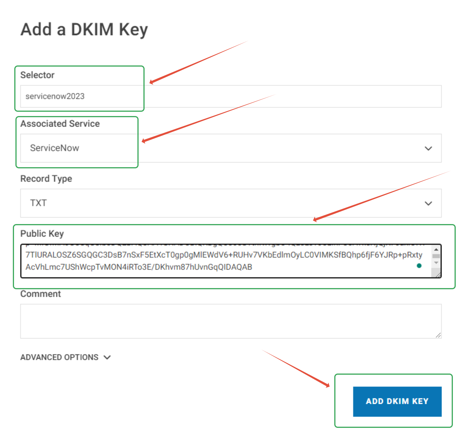 ServiceNow DMARC Configuration Valimail Support