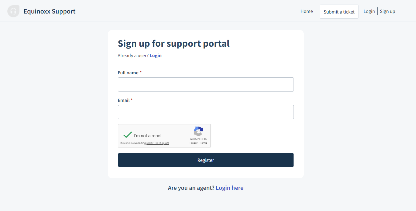 A screenshot of a login page
Description automatically generated