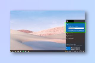 A screenshot showing a Windows 10 PC connecting to the iPhone personal hotspot