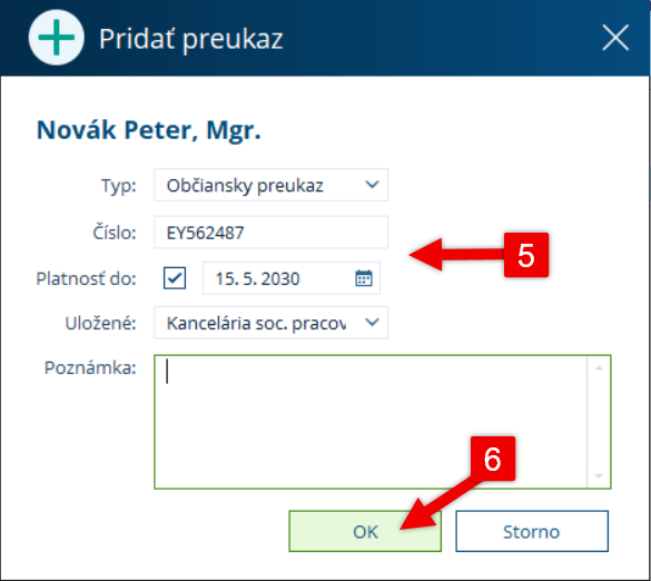 Ukážka - dátum platnosti