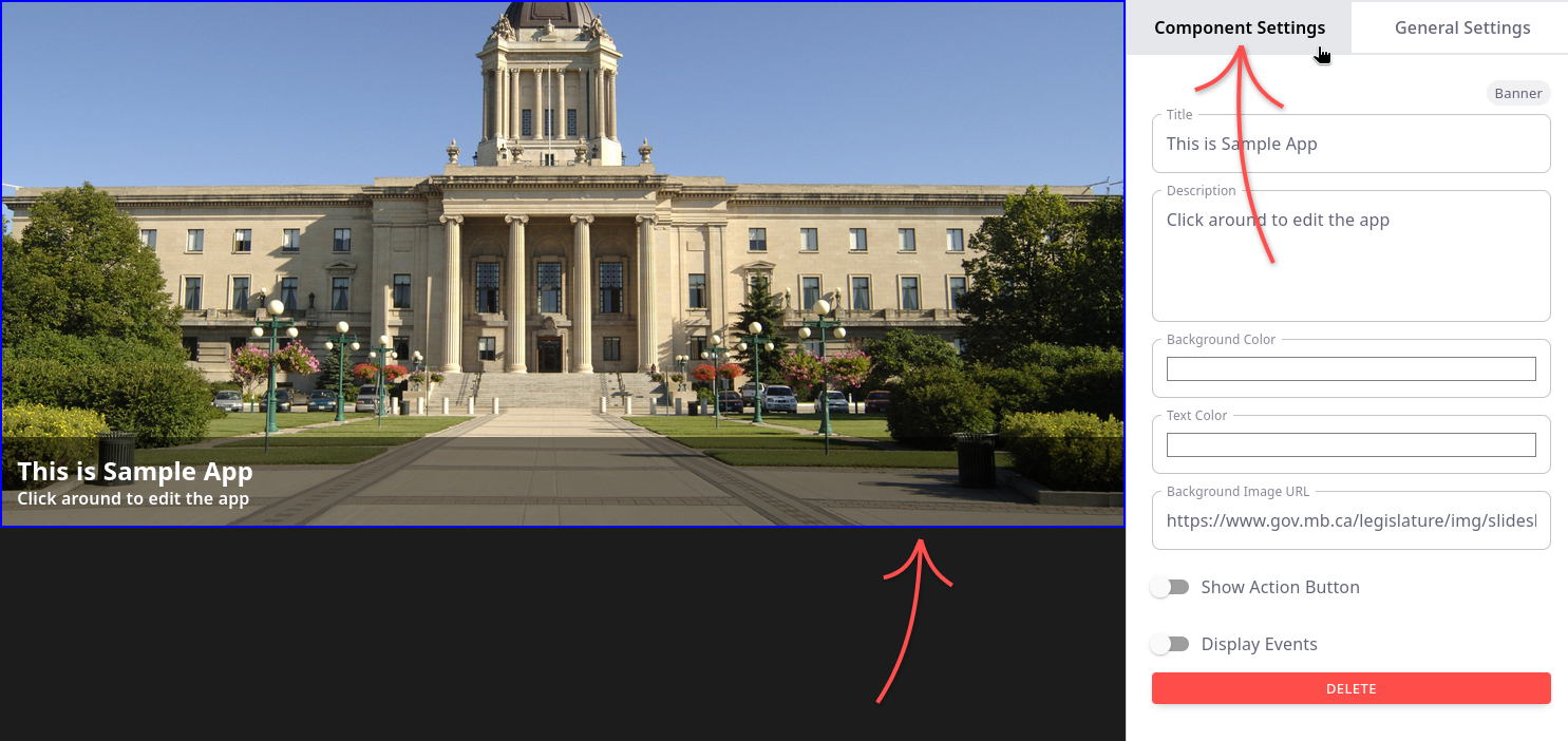 OTT Builder - Context Panel Callouts