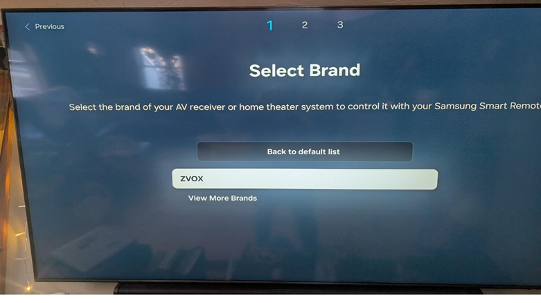 Title: Step 7 - Description: Select ZVOX from the List