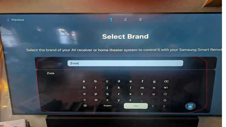 Title: Step 6 - Description: Type in ZVOX