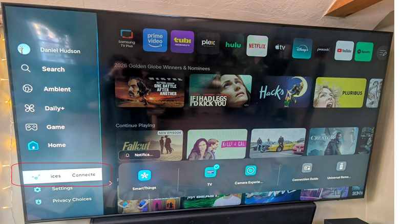 Title: Step 1 - Description: Select Connected Devices